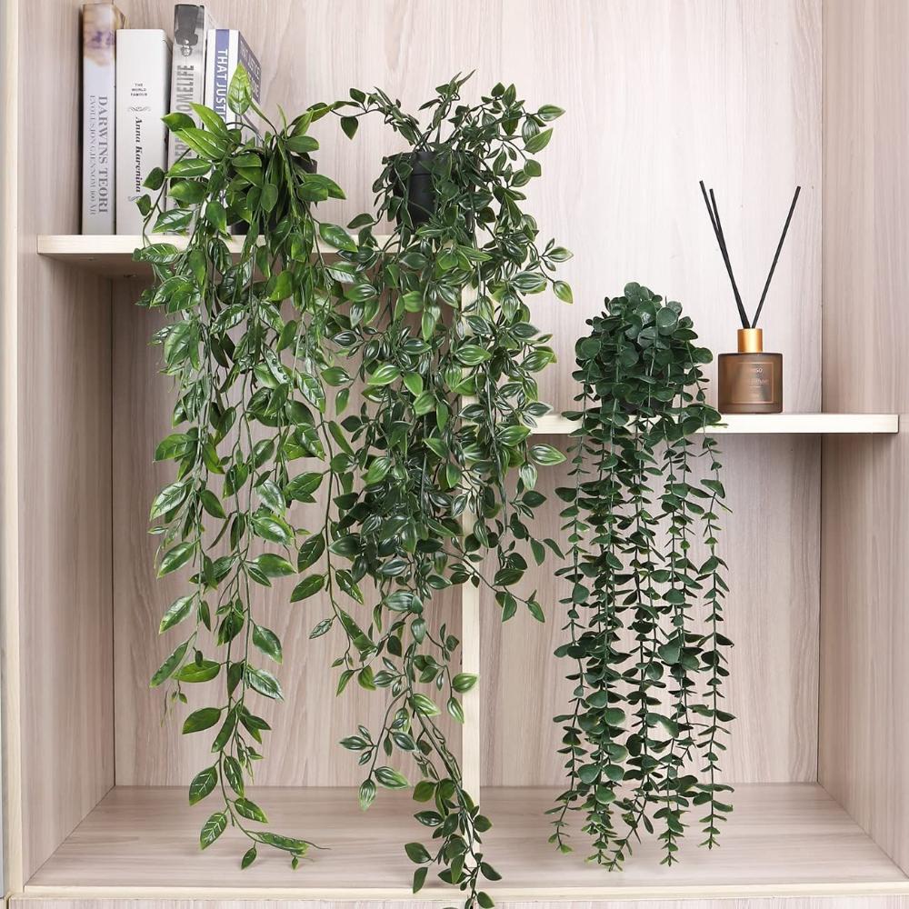 String Of Pearls Plant - نباتات معلقة صناعية مع وعاء نباتات