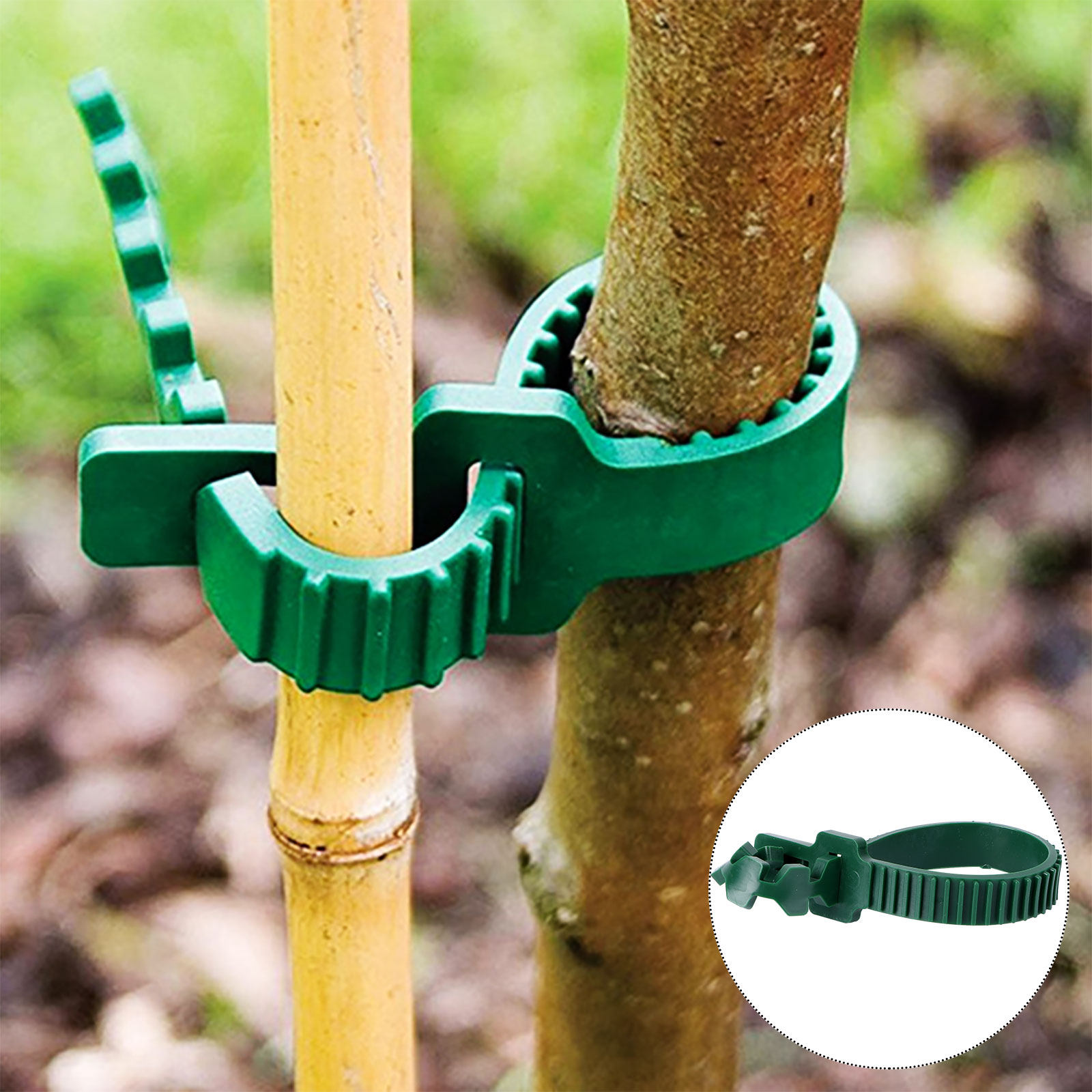 Plants X - 20 قطعة مشبك تثبيت للنباتات، مشبك