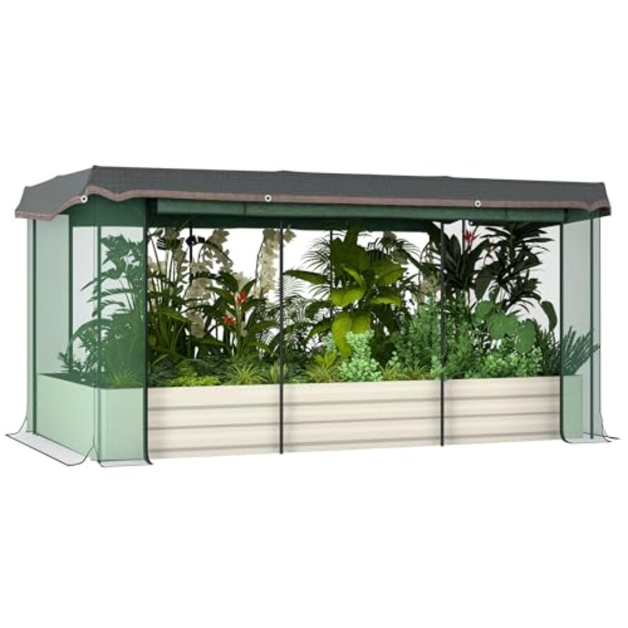 Plants X - حوض زراعة معدني مجلفن مقاس 7.3