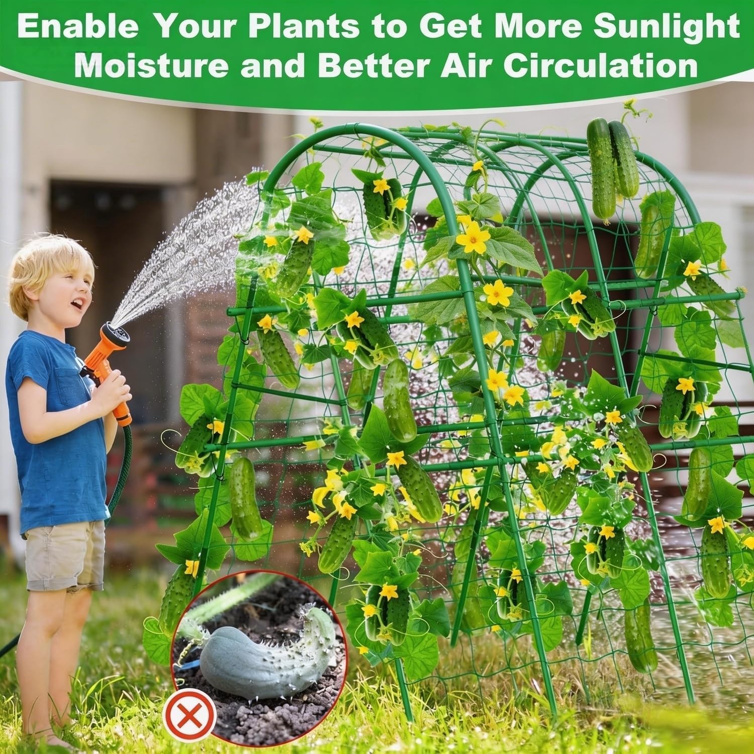 قوس حديقة معدني متين على شكل ح - مراجعة Plants X وسعره