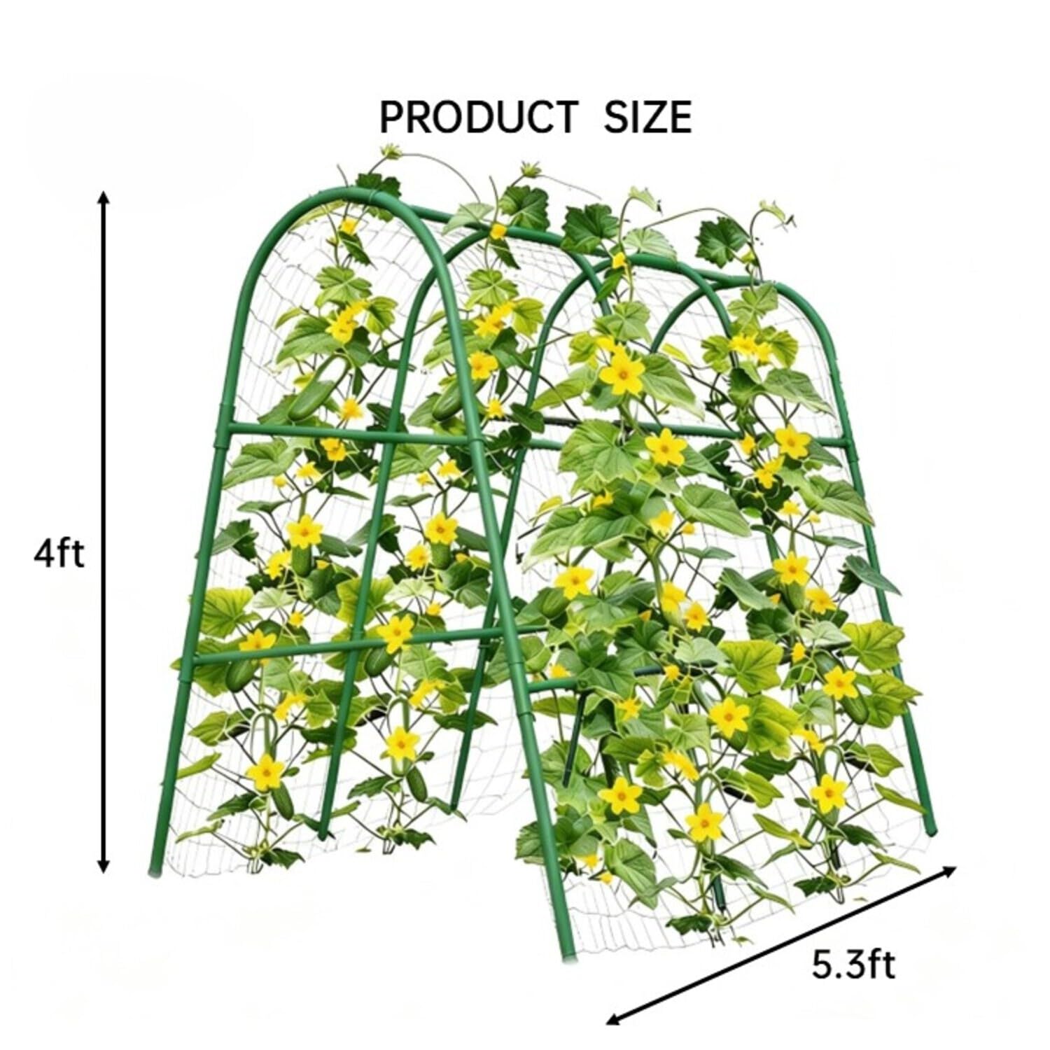 قوس حديقة معدني متين على شكل ح - مراجعة Plants X وسعره