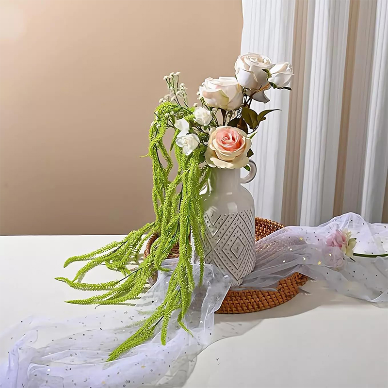 نباتات صناعية خضراء معلقة من ا - مراجعة String Of Pearls Plant وسعره