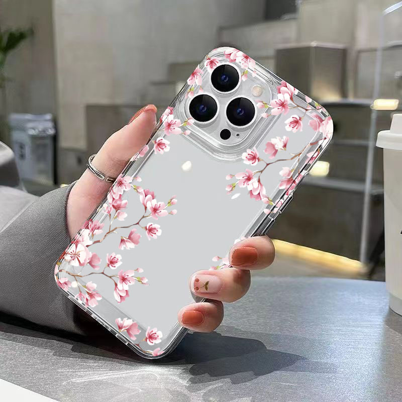 غطاء هاتف شفاف بتصميم زهور ورد - مراجعة Plants X وسعره