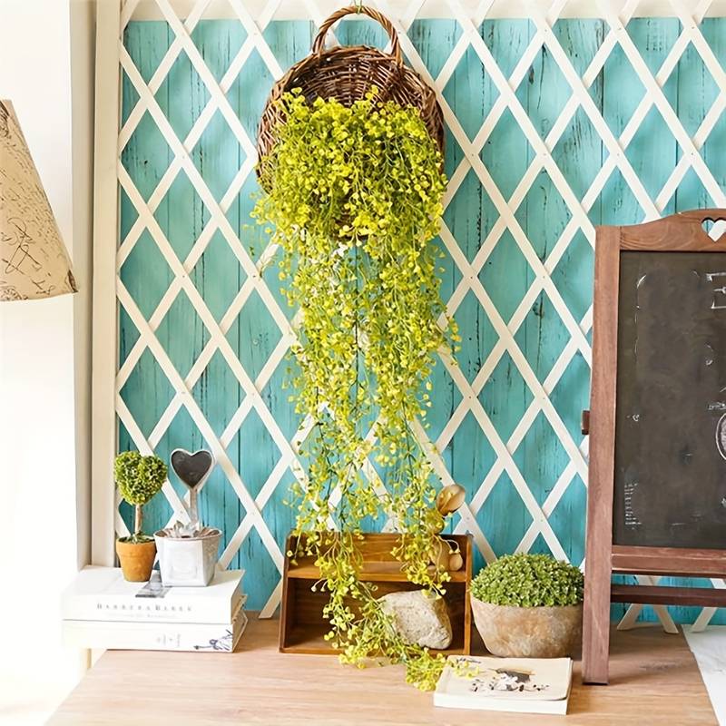 كرمة لبلاب صناعي لتكييف الهواء - مراجعة String Of Pearls Plant وسعره